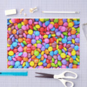 キャンディカラフルーの写真のパーソナライズ 薄葉紙 (クラフト)