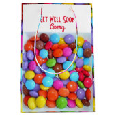 キャンディカラフルーの子供が元気 ミディアムペーパーバッグ (正面)