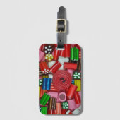 キャンディカラフルー ラゲッジタグ (正面縦)