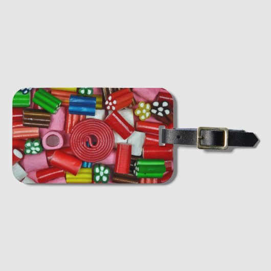 キャンディカラフルー ラゲッジタグ (正面横)