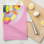 キャンディカラフル甘いゼリーのロリー キッチンタオル (四つ折り)