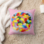 キャンディカラフル甘いゼリーのロリー クッション (ブランケット)