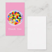 キャンディカラフル甘いゼリーのロリー ノートカード (正面/裏面)