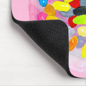 キャンディカラフル甘いゼリーのロリー マウスパッド (コーナー)