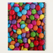 キャンディカラフル、キャンディボタン、スイーツ、お名前 プランナー手帳 (裏面)