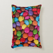 キャンディカラフル、キャンディボタン、スイーツ、食べ物 アクセントクッション (正面(垂直))