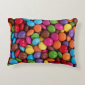 キャンディカラフル、キャンディボタン、スイーツ、食べ物 アクセントクッション (裏面)