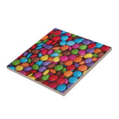 キャンディカラフル、キャンディボタン、スイーツ、食べ物 タイル (側面)