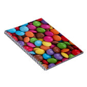 キャンディカラフル、キャンディボタン、スイーツ、食べ物 ノートブック (右側)