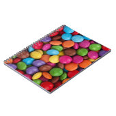 キャンディカラフル、キャンディボタン、スイーツ、食べ物 ノートブック (左側)