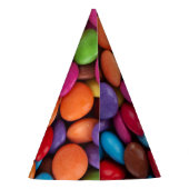 キャンディカラフル、キャンディボタン、スイーツ、食べ物 パーティーハット (裏面)