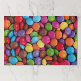 キャンディカラフル、キャンディボタン、スイーツ、食べ物 ペーパーパッド