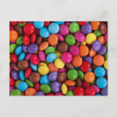 キャンディカラフル、キャンディボタン、スイーツ、食べ物 ポストカード (正面)