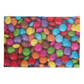 キャンディカラフル、キャンディボタン、スイーツ、食べ物 枕カバー (裏面)