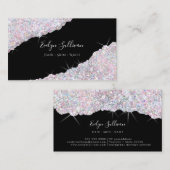 キャンディカラーグリッターシークイン名刺 名刺 (正面/裏面)