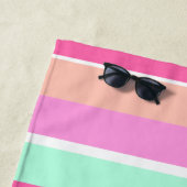 キャンディカラーストライプズ ビーチタオル (インサイチュ)