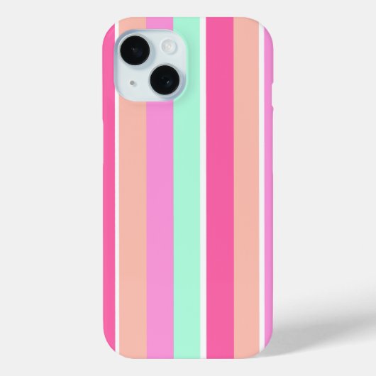 キャンディカラーストライプズ Case-Mate iPhoneケース (裏面)