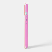 キャンディカラーストライプズ iPhone 15ケース (左側面)
