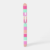 キャンディカラーストライプズ iPhone 16ケース (左側面)