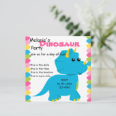 キャンディカラーズディノ 招待状 (スタンド正面)