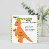 キャンディカラーズディノ 招待状 (スタンド正面)