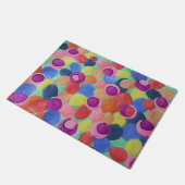 キャンディカラーフラワードアマット ドアマット (アングル)