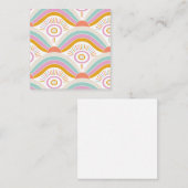 キャンディカラー日が差すことと虹 ノートカード (正面/裏面)