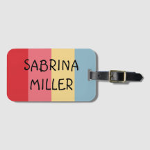 キャンディカラー縦ストライプの