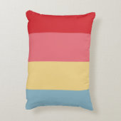 キャンディカラー縦ストライプ アクセントクッション (裏面(縦))