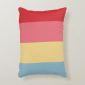 キャンディカラー縦ストライプ アクセントクッション (正面(垂直))