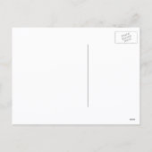 キャンディカンとサンタクロースのヴィンテージクリスマス シーズンポストカード (裏面)