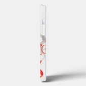 キャンディカンとサンタクロースのヴィンテージクリスマス Case-Mate iPhoneケース (裏面 / 左)