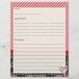 キャンディカンとホットココアレシピインサート