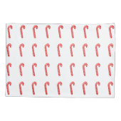 キャンディカン、セットの2つ、標準ピローケース 枕カバー (裏面-左)