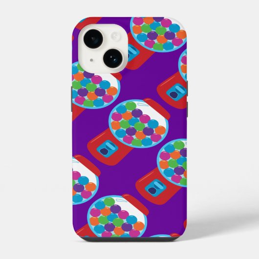 キャンディガムボールマシン iPhoneケース (裏面)