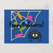 キャンディキャッチャー蜘蛛 | あなただけのテキストを追加 シーズンポストカード (正面)