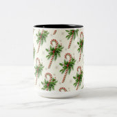 キャンディキャネス&ホリークリスマスマグカップ ツートーンマグカップ (中央)