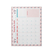 キャンディキャンと弓の月次To Doリストプランナー ノートパッド (回転)