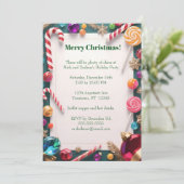 キャンディキャンと棒つきキャンデークリスマスパーティー 招待状 (スタンド正面)
