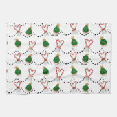 キャンディキャンズとカップケーキ キッチンタオル (横)