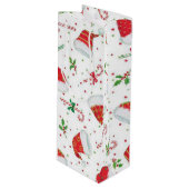 キャンディキャンズとサンタハット ワインギフトバッグ (正面アングル)