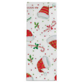 キャンディキャンズとサンタハット ワインギフトバッグ (正面)