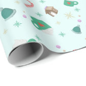 キャンディキャンズとジンジャーブレッドハウスラッピング紙 ラッピングペーパー (ロールコーナー)