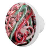 キャンディキャンズとペパーミントクリスマスホリデー セラミックノブ (右)