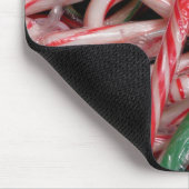 キャンディキャンズとペパーミントクリスマスホリデー マウスパッド (コーナー)