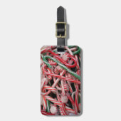 キャンディキャンズとペパーミントクリスマスホリデー ラゲッジタグ (正面縦)