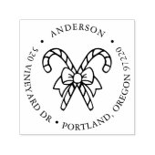 キャンディキャンズウィズボウ差出人住所 セルフインキングスタンプ (デザイン)