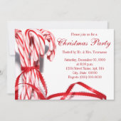 キャンディキャンズクリスマスパーティの招待状 招待状 (正面)