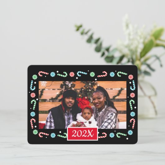 キャンディキャンセスクリスマスフレーム（自分の写真を追加） H シーズンカード (スタンド正面)
