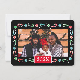 キャンディキャンセスクリスマスフレーム（自分の写真を追加） H シーズンカード